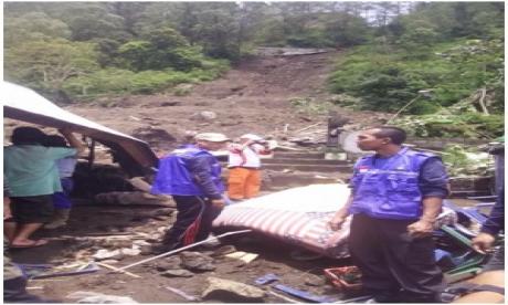 BENCANA TANAH LONGSOR DI KECAMATAN KINTAMANI