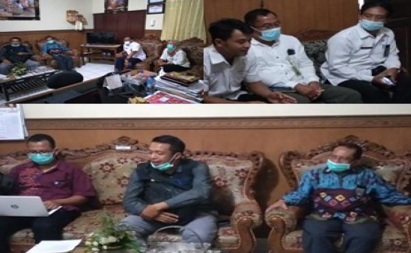 MENERIMA KUNJUNGAN BPKP TERKAIT BANSOS