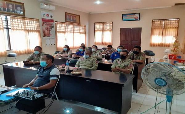 ZOOM MEETING PENGARAHAN MENTERI SOSIAL RI KEPADA TAGANA