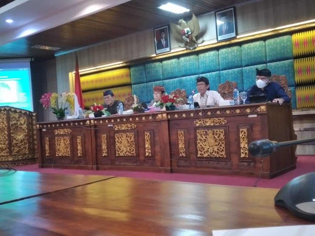 Rakor Percepatan Penghapusan Kemiskinan Ekstrem Tahun 2023 di Provinsi Bali, yg dilaksanakan di Bapp