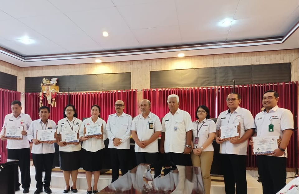 PENERIMAAN PIAGAM PENGHARGAAN DARI OMBUDSMAN RI