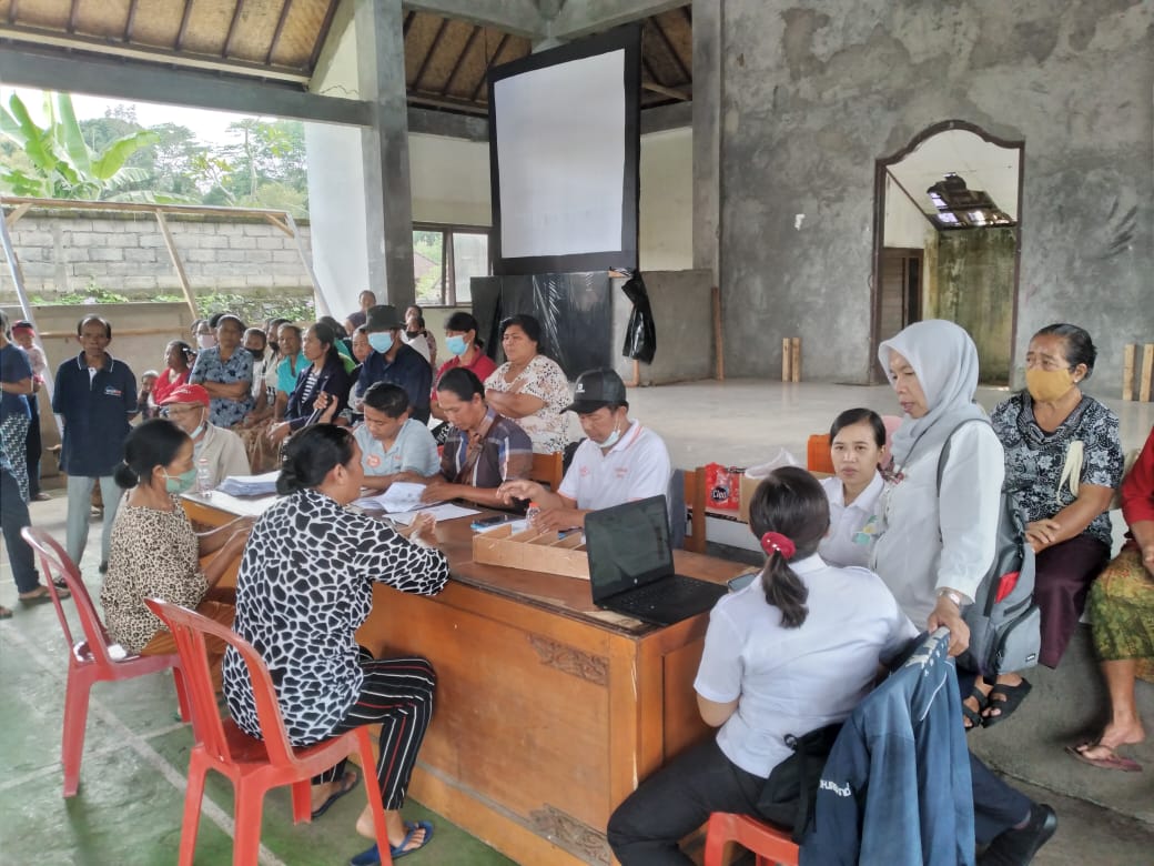 MONITORING PENCAIRAN BST MELALUI PT POS DI DESA TAMANBALI